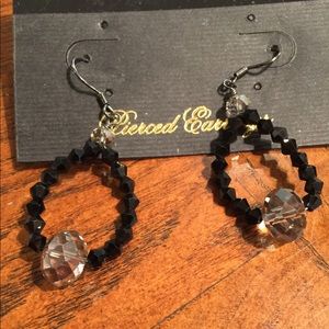 Parklane crystal earrings black